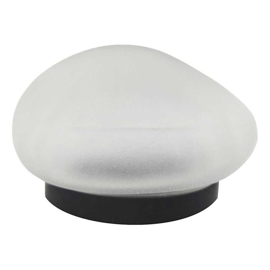 LED saules lampa 2xLED/1,2V 300 mAh IP44 melna/balta