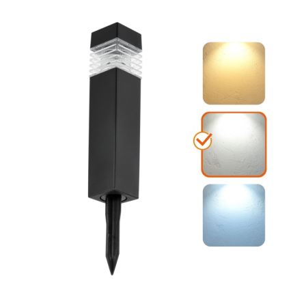 LED saules lampa ar sensoru AURORA LED/1xAAA 4000K IP44 100 mAh