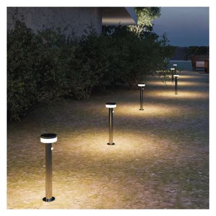 LED saules lampa ar sensoru LED/2W/3,7V 1200 mAh IP44 80 cm