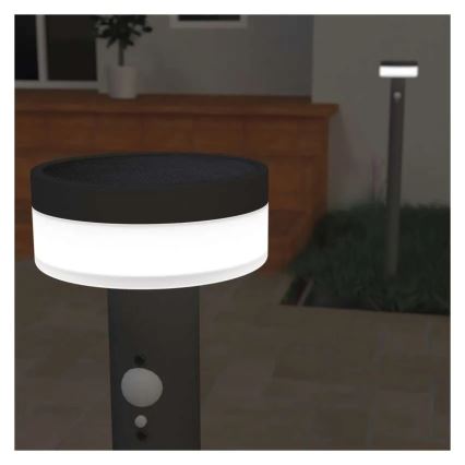 LED saules lampa ar sensoru LED/2W/3,7V 1200 mAh IP44 80 cm