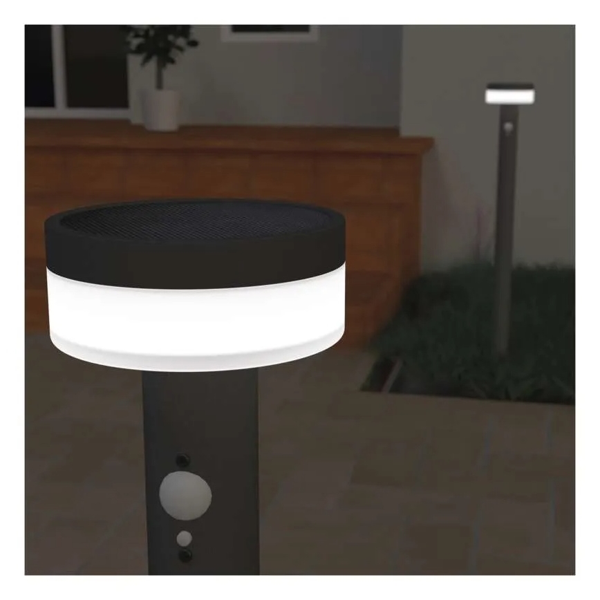 LED saules lampa ar sensoru LED/2W/3,7V 1200 mAh IP44 80 cm