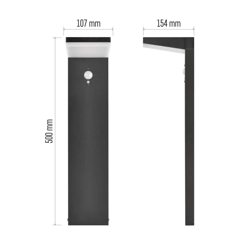 LED saules lampa ar sensoru LED/4,4W/3,7V 2200 mAh IP44