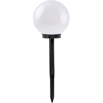 LED saules lampa ar sensoru SPHERE LED/1,2V 4000K IP44 200 mAh Ø 20 cm