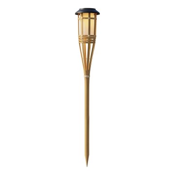 LED saules lampa BAMBOO LED/1,2V 150 mAh 1800K 56 cm IP44 bēša