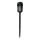 LED saules lampa FLAME LED/1,2V 100 mAh 1800K 37 cm IP44 melna