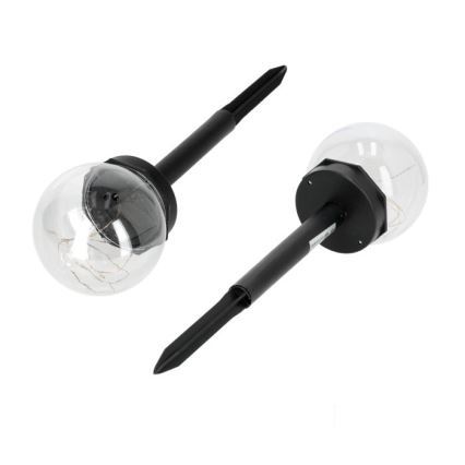 LED saules lampa GLEAM LED/1,2V 3000K IP44 40 mAh caurspīdīga/melna