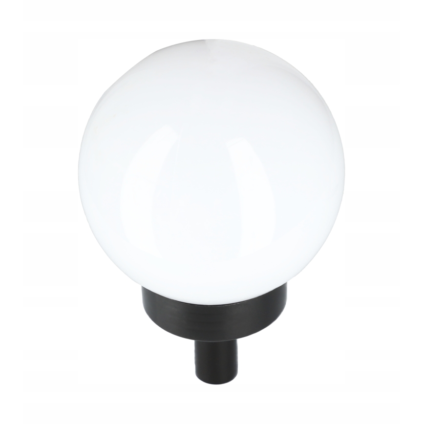 LED saules lampa LED/1,2V 6500K 200 mAh Ø 15 cm IP44 balta/melna