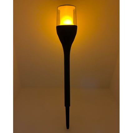 LED saules lampa LED/1,2V 800 mAh IP44 melna