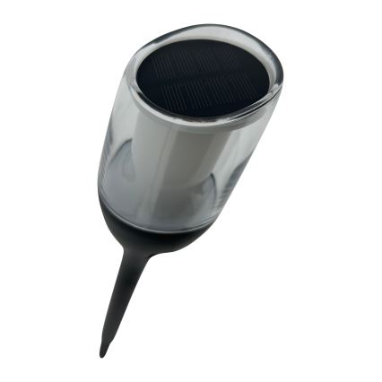 LED saules lampa LED/1,2V 800 mAh IP44 melna