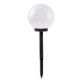 LED saules lampa SPHERE LED/1,2V 4000K IP44 200 mAh Ø 20 cm