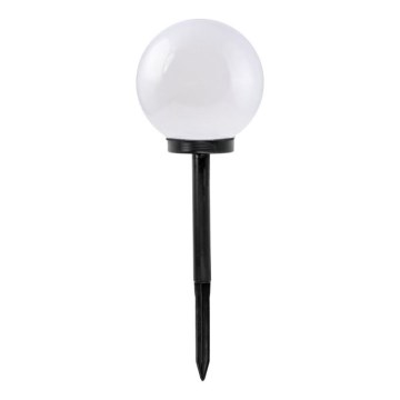 LED saules lampa SPHERE LED/1,2V 4000K IP44 200 mAh Ø 20 cm