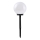LED saules lampa SPHERE LED/1,2V 4000K IP44 200 mAh Ø 20 cm