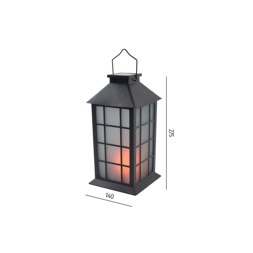 LED saules pakaramais gaismeklis CANDELIO MILKY LED/1xAA 1600K IP44 200 mAh