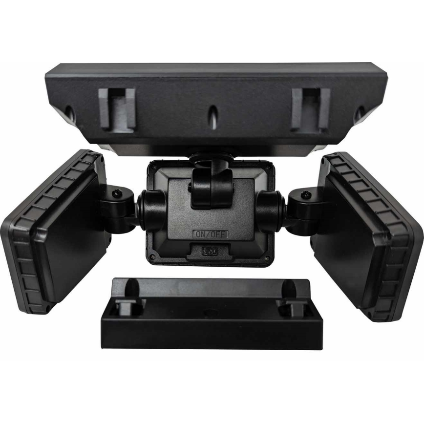 LED saules prožektors ar kustību sensoru LED/14W/3,7V 1800 mAh IP44