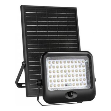LED saules prožektors ar sensoru MHCS LED/20W/3,2V 3000/4000/6500K IP65 10000 mAh + tālvadības pults