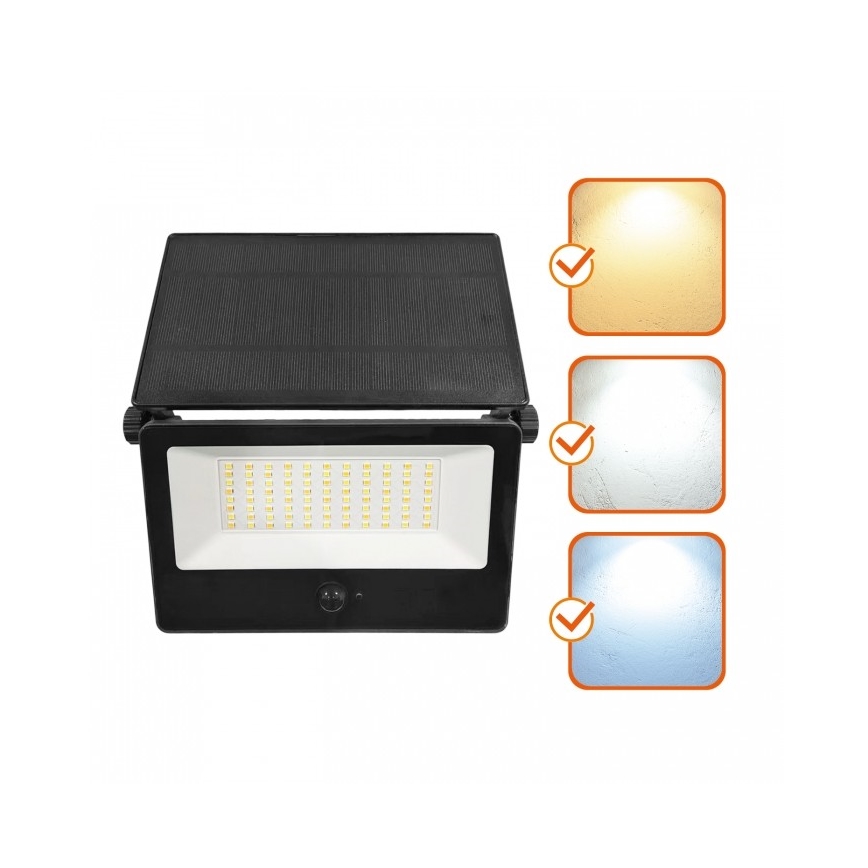 LED saules reflektors ar sensoru NCS G2 LED/30W/3,7V 3000/4000/6500K IP54 5200 mAh