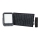 LED Saules prožektors LED/15W/3,7V IP65 4000K 12000 mAh melns + tālvadība