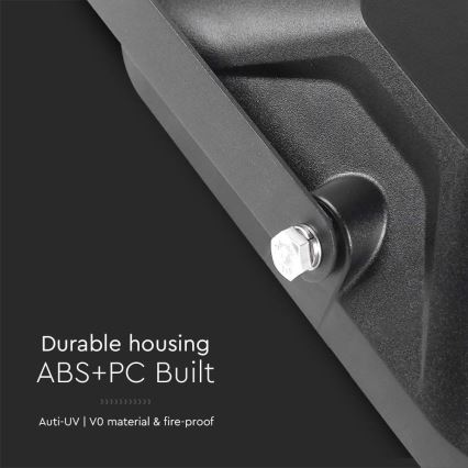 LED Saules prožektors ar sensoru LED/30W/6,4V 4000K 6000 mAh + tālvadība