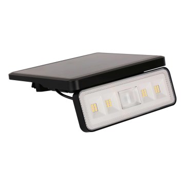 LED saules reflektors ar sensoru LED/8W/3,7V 2000 mAh IP54 melns