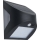 LED saules sienas gaismeklis ar sensoru LED/3W/3,7V 3000/4000K 1200 mAh IP54 melns