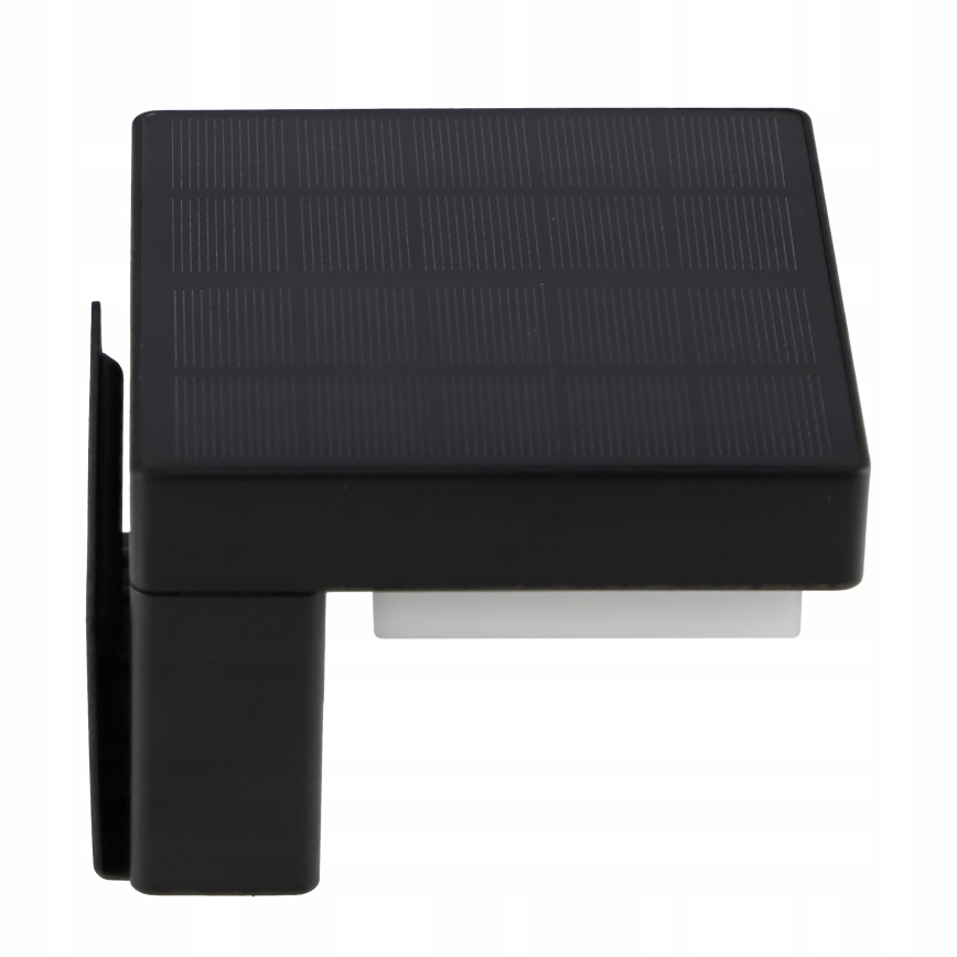 LED Saules sienas gaismeklis ar sensoru LED/5W/3,7V 2000 mAh IP44 melns