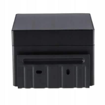 LED Saules sienas gaismeklis ar sensoru LED/5W/3,7V 2000 mAh IP44 melns