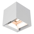 LED saules sienas gaismeklis ar sensoru LED/9W/3,7V 3000/4000/5000K IP65 2600 mAh balts