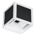 LED saules sienas gaismeklis ar sensoru LED/9W/3,7V 3000/4000/6000K IP65 2600 mAh balts