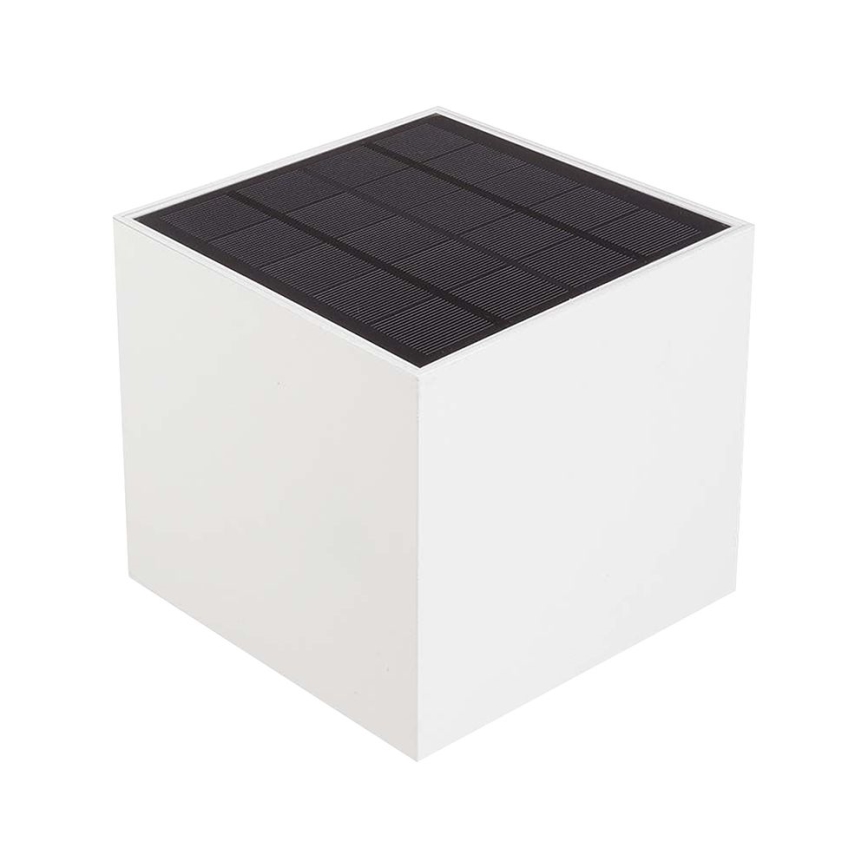 LED saules sienas gaismeklis ar sensoru LED/9W/5V 3000/4000/5000K IP65 2600 mAh balts