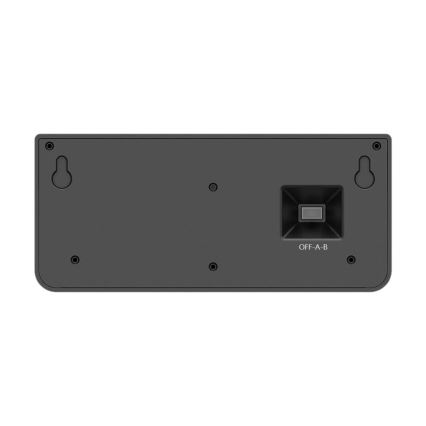 LED saules sienas gaismeklis ar sensoru LINK LED/5W/3,7V 2000 mAh IP65 melns