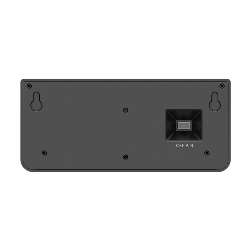 LED saules sienas gaismeklis ar sensoru LINK LED/5W/3,7V IP65 melns