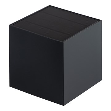 LED saules sienas gaismeklis ar sensoru REKA LED/3W/3,7V 1800 mAh 3000/4000/6500K IP65 antracīts