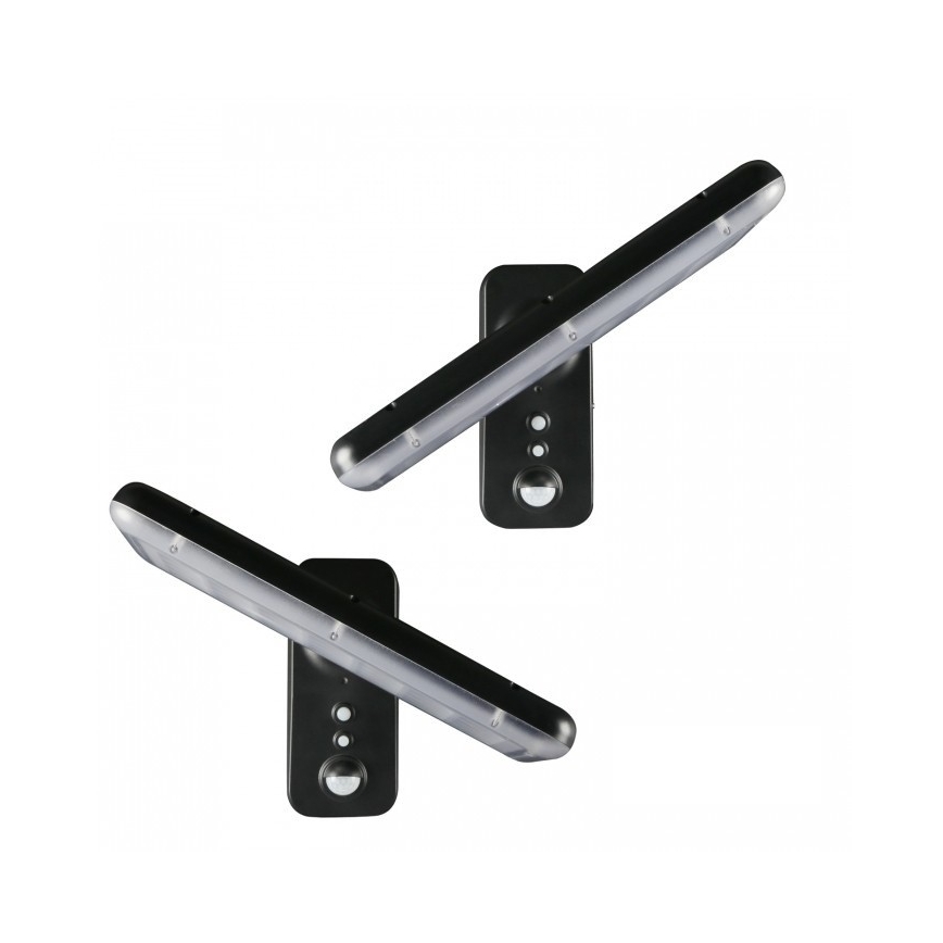 LED saules sienas gaismeklis ar sensoru PHOENIX LED/15W/3,2V 3000/4000K IP65 6000 mAh