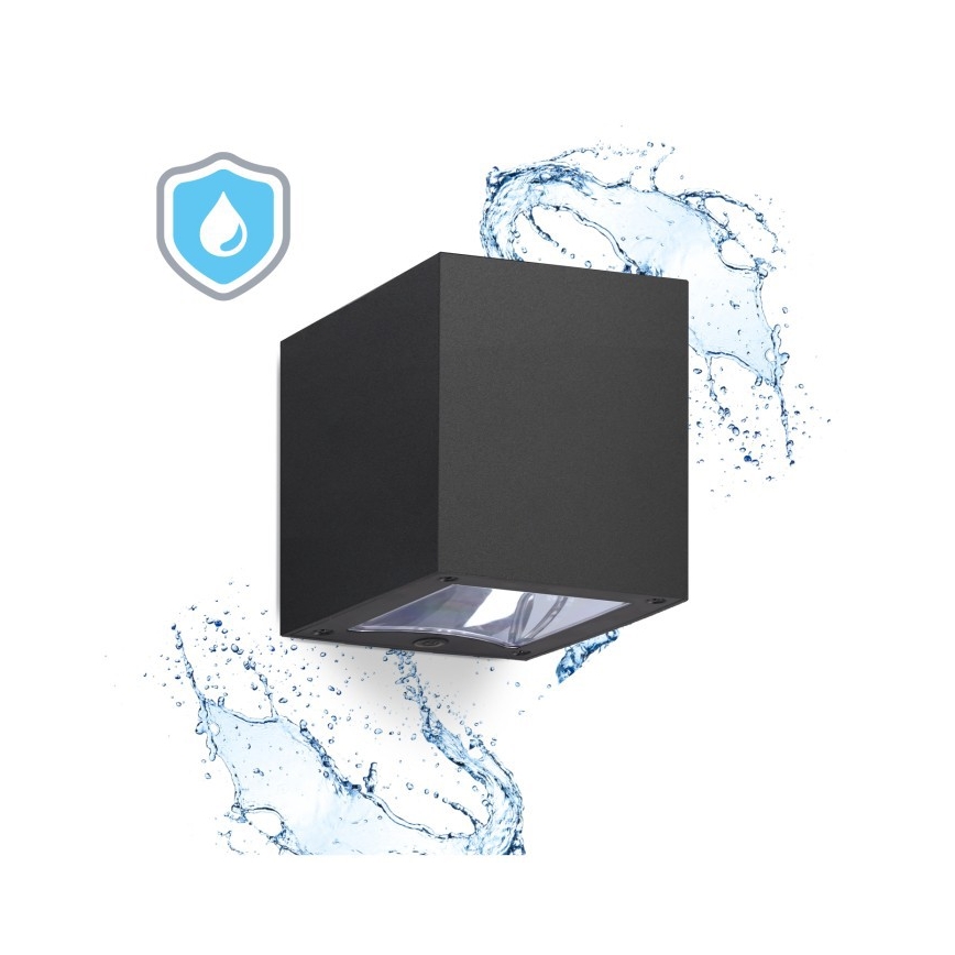 LED saules sienas gaismeklis QUERK LED/1,2V 3000/4000K IP54 800 mAh