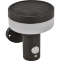 LED saules sienas lampa ar sensoru LED/2W/3,7V 1200 mAh IP44