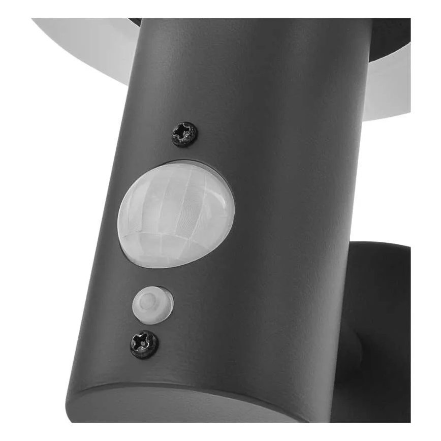 LED saules sienas lampa ar sensoru LED/2W/3,7V 1200 mAh IP44