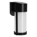 LED saules sienas lampa LED/3,7V 300 mAh IP44 melna