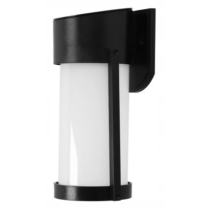 LED saules sienas lampa LED/3,7V 300 mAh IP44 melna