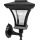 LED saules sienas lampa TIRANA LED/1,2V 1800 mAh IP44 melna