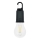 LED saules uzlādējamais lukturis LUMINA LUMO LED/USB, 300 mAh, melns