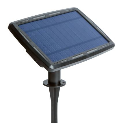 LED regulējama saules virtene 25xLED/1,5W/3,7/5V 2700-10000K 2200 mAh 15 m IP65 melna + tālvadības pults