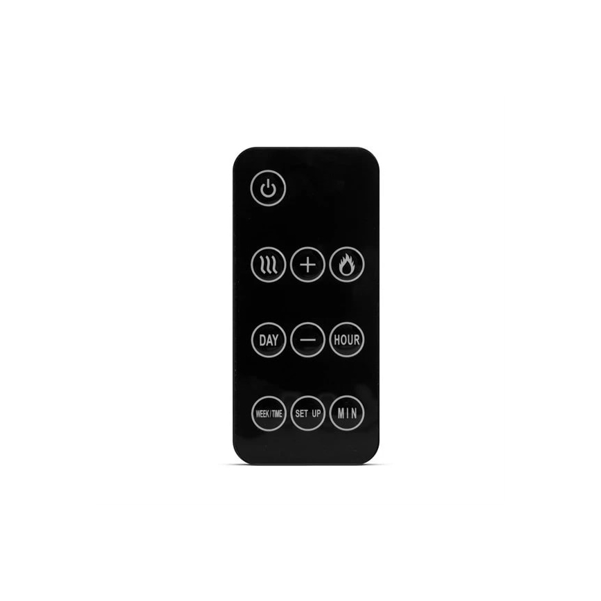 LED Sienas elektriskais kamīns ar sildītāju LED/2000W/230V 56x88 cm