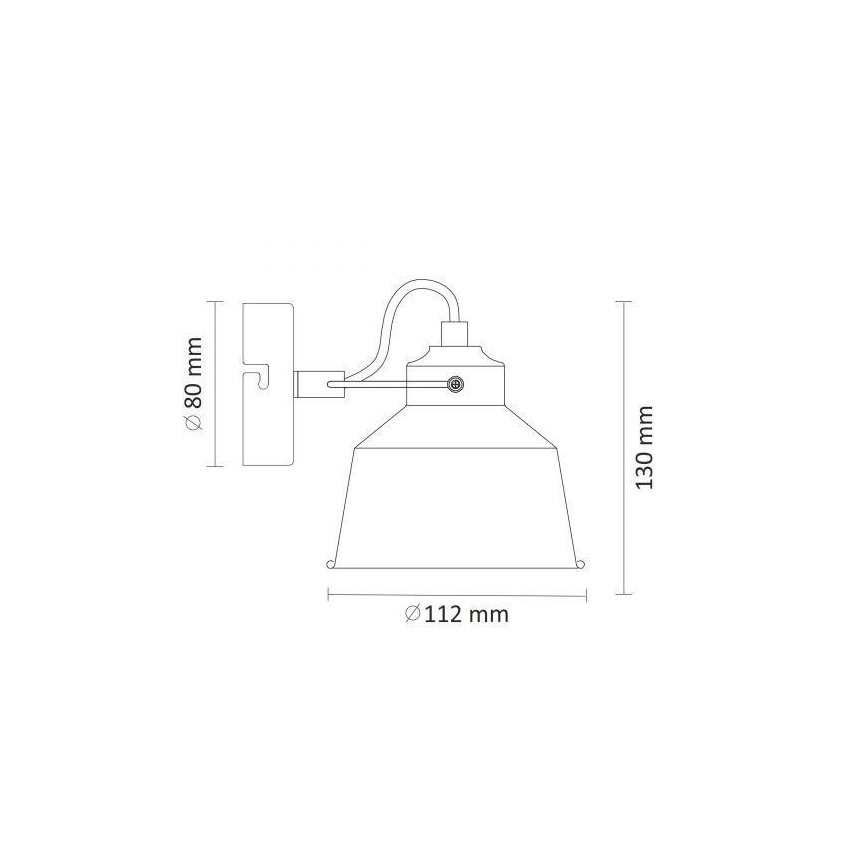 LED Sienas gaismeklis 1xE14/8W/230V