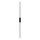 LED sienas gaismeklis AISHA, 20 W, 230 V, 4000 K, 120 cm, melns