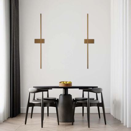 LED sienas gaismeklis AISHA LED/12W/230V 4000K zelta