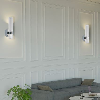 LED sienas gaismeklis AMBIENTE LED/6W/230V 3000/4000/6000K spīdīgs hroms