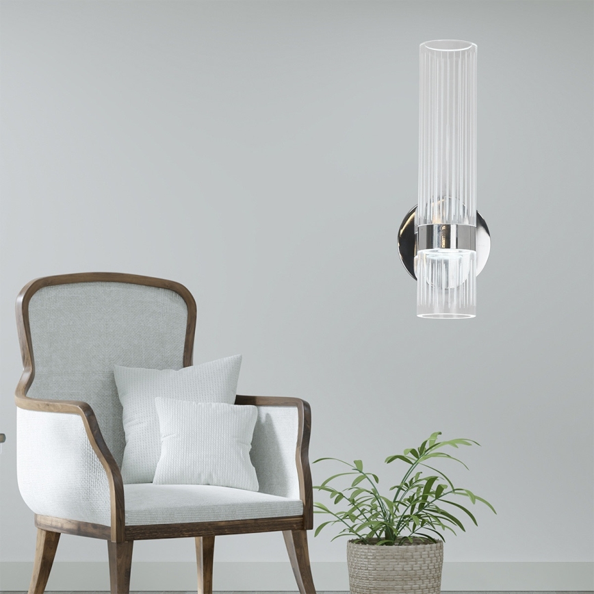 LED sienas gaismeklis AMBIENTE LED/6W/230V 3000/4000/6000K spīdīgs hroms