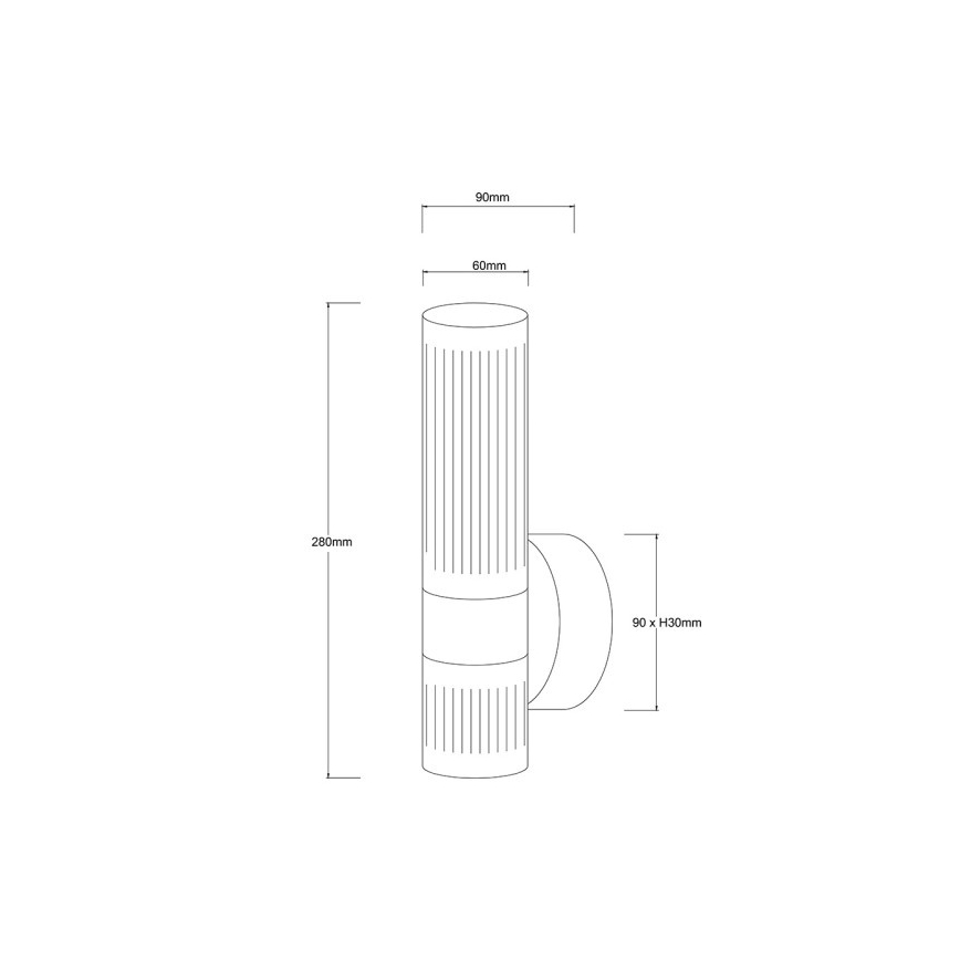 LED sienas gaismeklis AMBIENTE LED/6W/230V 3000/4000/6000K zelta