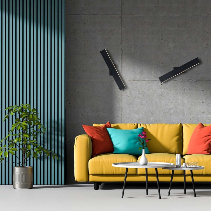 LED sienas gaismeklis BERNADETTA LED/10W/230V 4000K melns