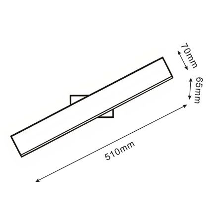 LED sienas gaismeklis BERNADETTA LED/10W/230V 4000K melns